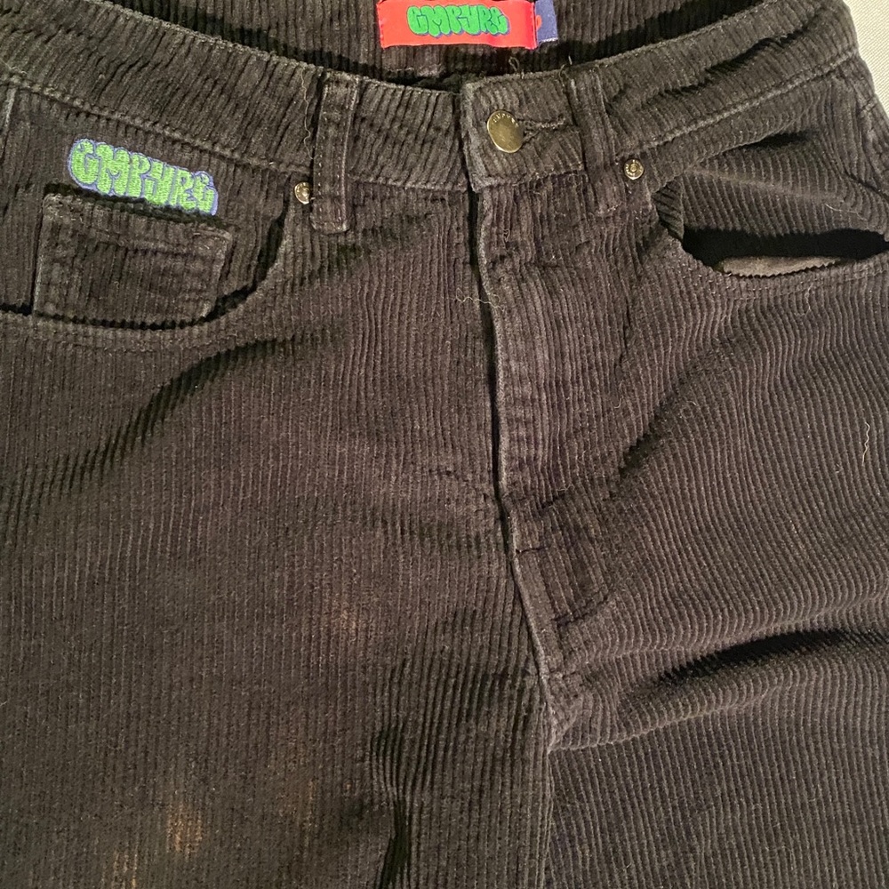 Empyre Pants Womens Size 0 Brown Corduroy Wide Leg Baggy Relaxed 90S Grunge